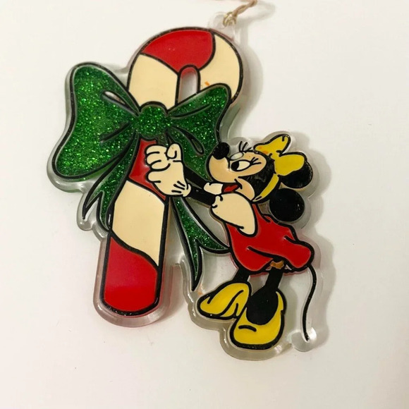 Vintage Lot of 4 Mickey  Minnie Mouse Disney Plastic Sun Catchers Ornaments - Picture 12 of 15